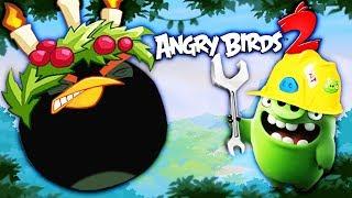 ЗЛЫЕ ПТИЧКИ против СВИНСКОГО СТРОИТЕЛЯ в весёлой мульт игре Angry Birds 2