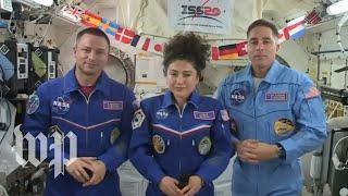 Astronauts on board the ISS offer advice on living in close quarters during coronavirus lockdowns