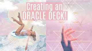 Creating my own Oracle Cards Deck! // Sneak Peek, Photoshop Collage Process & Symbolism