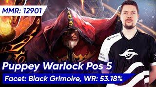 PUPPEY WARLOCK HARD SUPPORT 7.37d | Dota 2 Pro Gameplay