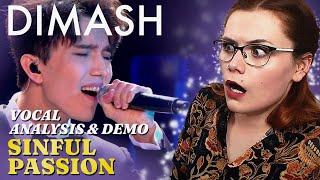 Vocal Coach Reacts to DIMASH - Sinful Passion (Sochi)| Technique Analyses & Demonstration