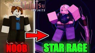 Going From Noob To MAXIMUM TECHNIQUE Star Rage Yuki Tsukumo In Jujutsu Infinite...(Roblox)