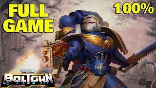 Warhammer 40k Boltgun 100% Walkthrough Part 1 (FULL GAME) - All Secrets & Achievements