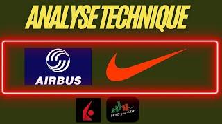 Analyse technique bourse Airbus et Nike