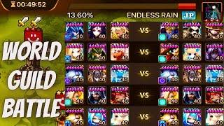 Probably Fooled Around Too Much Mirroring These! - G3 World Guild Battle v ENDLESS RAIN(JP)