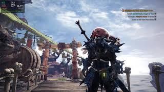 Monster Hunter World on Arch Linux - Nergigante (Solo Long Sword)