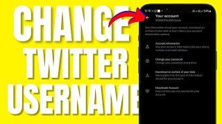 How to Change Username on Twitter (x) - (2024)