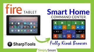 Fully Kiosk Browser on Amazon Fire Tablet & SharpTools Dashboard (2021)