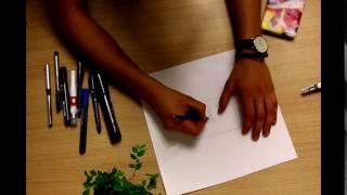 Drawing with pencil on a paper sound effect