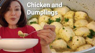 Shortcut Chicken and Dumplings Using Canned Biscuits
