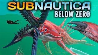 Subnautica: Below Zero - КРИПОВЫЙ МОНСТР ХЕЛИЦЕРАТ И СБОРЩИК ТРАНСПОРТА #8