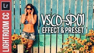 Lightroom Tutortial: Create a VSCO-SP01 Inspired Effect