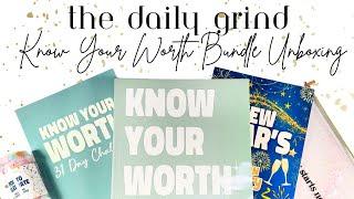 The Daily Grind Planner Know Your Worth Book Bundle Unboxing