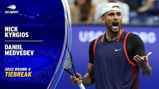 Epic Tiebreak! | Nick Kyrgios vs. Daniil Medvedev | 2022 US Open Round 4