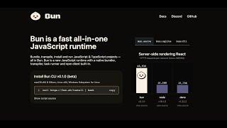 Installing and running Bun.sh