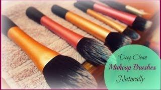 How To Deep Clean Makeup Brushes Naturally | VitaLivesFree