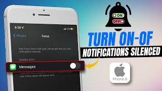 How to Turn On/off Notification Silenced on iPhone 8 Plus | Set Notification Silenced