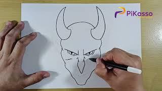 How to Draw a Devil Face : A Beginner's Guide