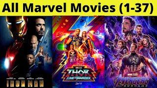 How to watch Marvel movies (MCU) in order | All Marvel Movies 2002 - 2022 | (Explained in Hindi)