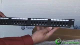 24 Port USOC Cat3 Rackmount Patch Panel Telephone Voice.flv