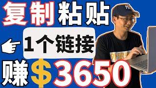 复制粘贴1个链接赚3650美金｜100%真实收入｜0成本在家赚钱——「外贸麦克」