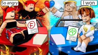 ROBLOX Brookhaven RP - FUNNY MOMENTS: Angel Peter and Devil Challenge