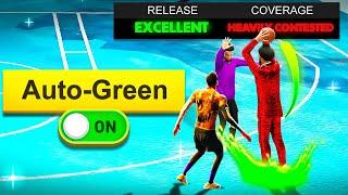 I used AUTO GREEN at the 1v1 COURT in NBA 2K24 (Aimbot)