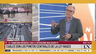 Cuáles son los puntos centrales de la Ley Bases; el Gobierno negocia con la oposición dialoguista