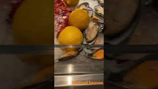 Seafood on ice