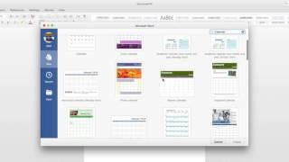 How to Insert a Calendar Into a Word Document for Mac