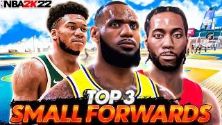 TOP 3 SMALL FORWARD BUILDS ON NBA 2K22! BEST BUILDS ON NBA 2K22!