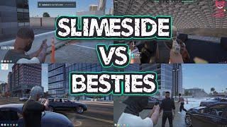 Besties VS Slimeside Fight By Red Garage - MULTI POV | NoPixel 4.0