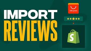 How To Import Reviews From Aliexpress To Shopify Store (2024) Tutorial