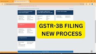 GSTR-3B RETURN FILING NEW PROCESS     #gst #gstr3bfiling #gstr3b