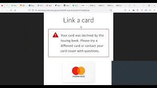 Card was declined PayPal how to Fix