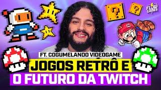 JOGOS RETRÔ E O FUTURO DA TWITCH ft. COGUMELANDO #104 #flowgames