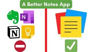 Best Notes App You've NEVER Heard Of... Alternative to Notion, Evernote, Google Keep, Onenote