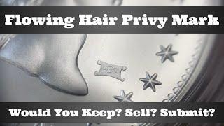 Flowing Hair Silver Medal with Privy In Hand - Quick & Up-Close Look - Would You Keep? Sell? Submit?