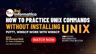 How to Practice Unix Commands without installing Unix - Putty , Winscp Work With Winscp and Putty