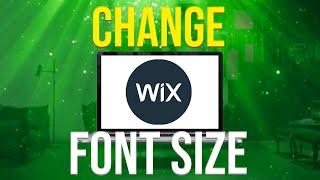 How To Change Font Size In Wix (2022)