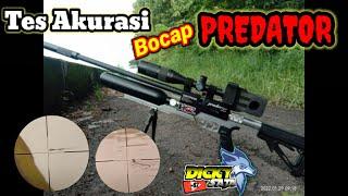 Tes Akurasi Pcp Bocap Predator 500cc.