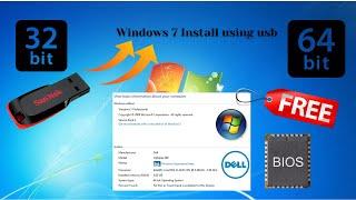 How to Install Windows 7/10/11 Using USB #windows7