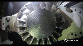 Hybrid Manufacturing Inconel Impeller With Mazak and Seco