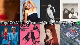 Top 100 Most Streamed 2024 Songs On Spotify