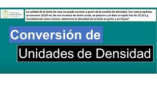 1-Fundamentos. Conversión de Unidades de Densidad