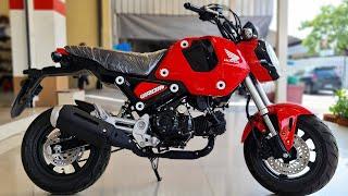 New 2021 Honda GROM MSX 125 Red-Black