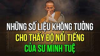 Thống kê về Sư Minh Tuệ, Điều chưa ai làm được trước đến nay