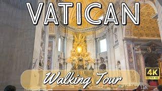 The Vatican and Vatican Museum Walking Tour in 4K