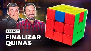 COMO montar um CUBO MÁGICO - Passo 7: Arrumar quinas