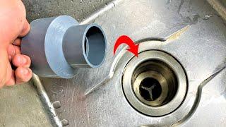 You Will Not Lose Money Buying New Items! The Idea Of ​​​​Filtering The Sink Garbage From Pvc Pipes